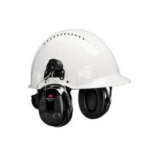 3M™ PELTOR™ ProTac™ III型黑色耳机，硬帽连接