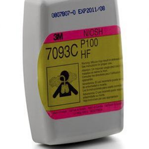 3M™ 7093C P100 氟化氢/有机蒸气与酸性气体异味*防尘滤毒盒/滤棉，60件/箱