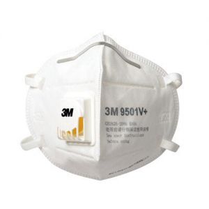 3M™ 防颗粒物口罩 9501V+ 1个/包,15包/盒,10盒/箱