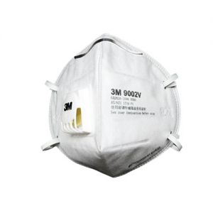 3M™ 防颗粒物口罩 9002V, 25个/包, 1包/盒, 10盒/箱
